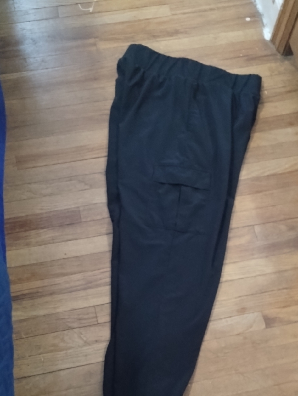 Black Cargo Jogger Pants
